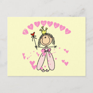 Heart Princess Tshirts and Gifts Postcard