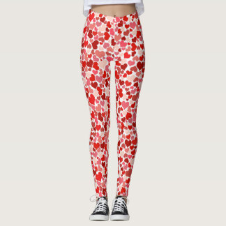 Heart Print Leggings