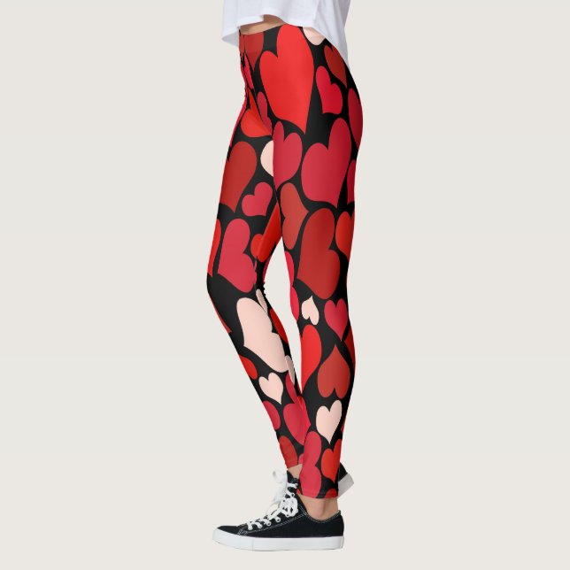 Heart Print Leggings (Left)