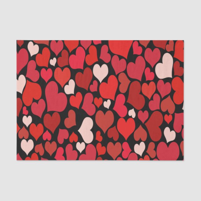 Heart Print Tissue Paper (Front)