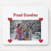 Heart Proud Grandma Love Personalise Photo Make