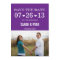 Heart Purple Save the Date Photo Invitations