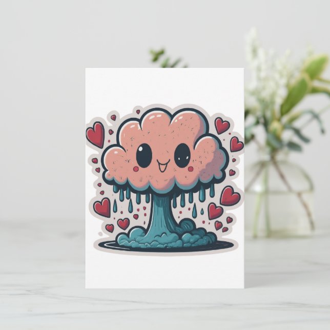 heart rain drop  (Standing Front)