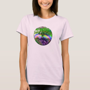 Heart, Rainbow and Tree of Life T-Shirt