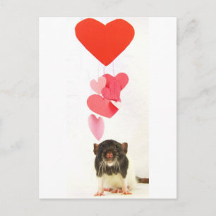 Heart Rat Postcard