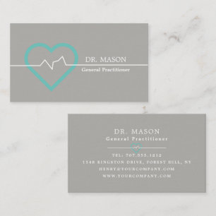 Heart Rate Monitor, General Practitioner, Nurse Business Card
