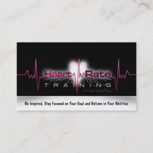 Heart Rate Training Goal Card