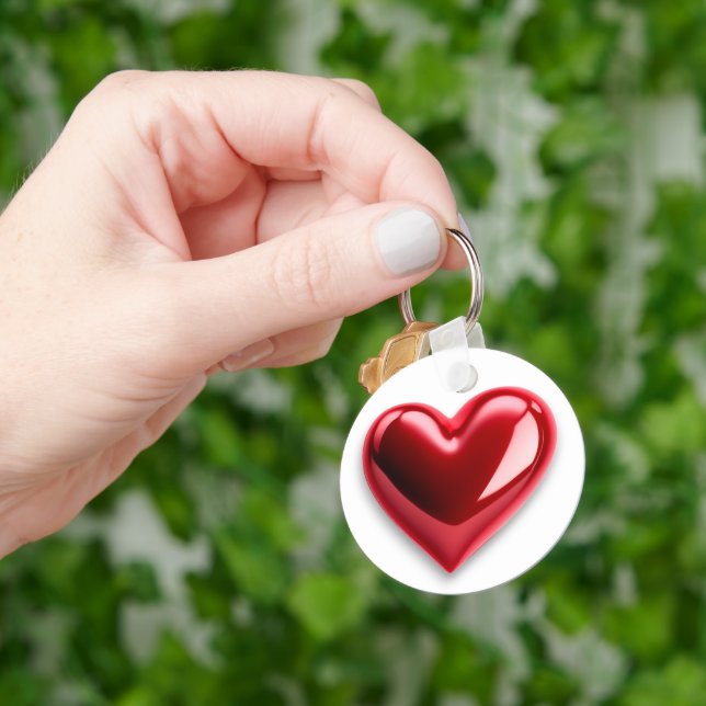 Heart Red Key Ring (Hand)