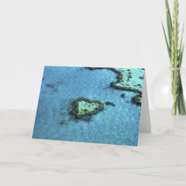 Heart Reef - Australia Card (Front)