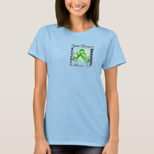 Heart Ribbon - Lyme Disease Awareness T-Shirt