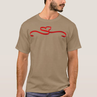Heart Ribbon Valentines Day 2022 2 T-Shirt