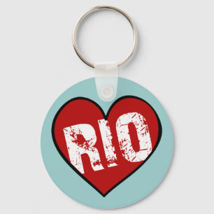 HEART RIO KEY RING