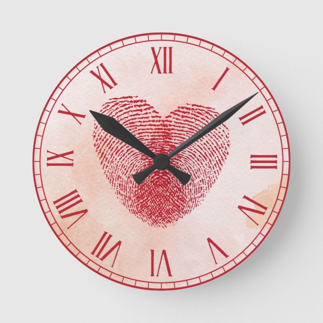 Heart Round Clock (Front)