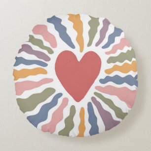 Heart Round Cushion