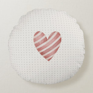 Heart Round Pillow