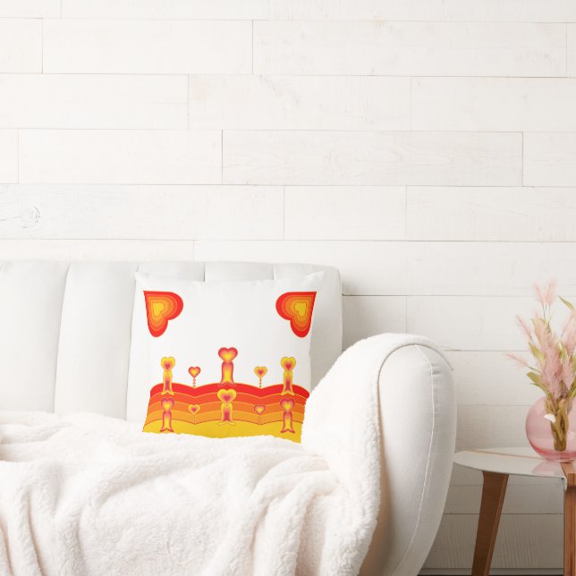 Heart-Scape Pillow  (Couch)