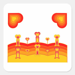 Heart-Scape Sticker