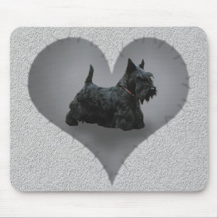 Heart Scottie Mouse Mat