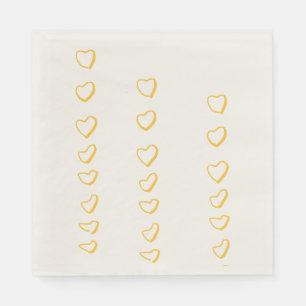 Heart Scroll Napkin