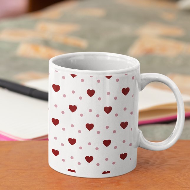 Heart Seamless Pattern  Coffee Mug (Creator Uploaded)