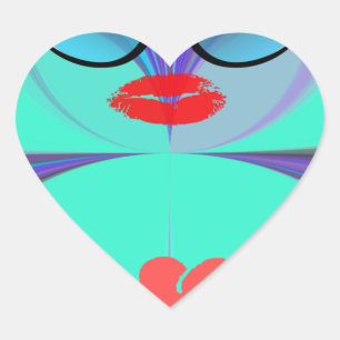 Heart Selfie Heart Sticker