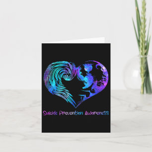 Heart Semicolon Suicide Prevention Awareness Week  Card