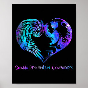 Heart Semicolon Suicide Prevention Awareness Week  Poster