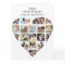 Heart Shape 18 Photo Collage Wedding Anniversary