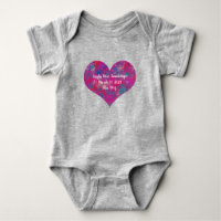 Heart Shape Abstract Baby Date Pink Cascade