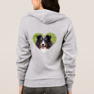 Heart Shape Custom Photo Templates Hoodie
