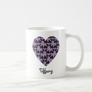 Heart shape Cute Terrier Coffee Mug