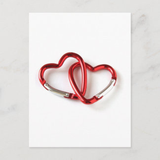 Heart shape key chain. Love Postcard