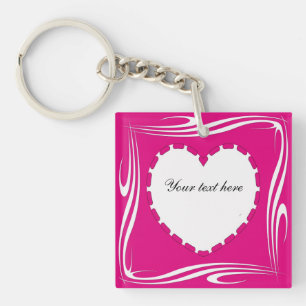Heart shape key ring