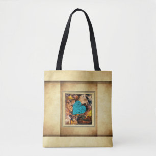 Heart Shape Leaf Tote Bag
