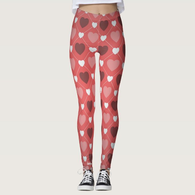 Heart shape  leggings (Front)