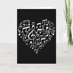 Heart Shape Musical Notes Music Lovers Gifts Valen
