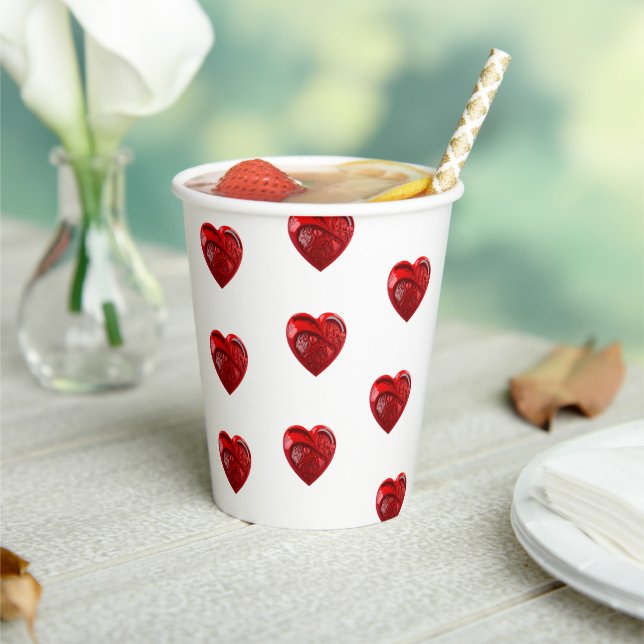 heart shape  paper cups (Insitu)