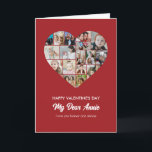 Heart Shape Photo Collage Happy Valentine's Day Card<br><div class="desc">Celebrate the special moments with your loved one with this Heart Shape Photo Collage design. This customisable picture collage design is perfect for creating a personalised and heartfelt gift featuring cherished moments, creating a visual journey of the precious memories you've shared. Great for birthday, wedding anniversary, Valentine's Day or any...</div>