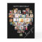 Heart Shape Photo Collage Love Script Birthday