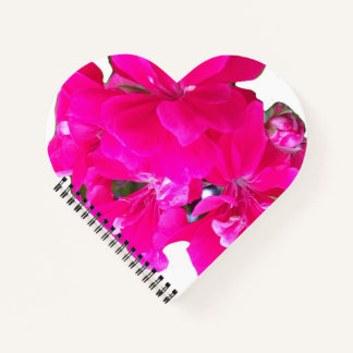  Heart Shape Spiral Notebook