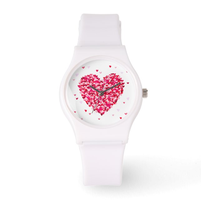 Heart Shape Valentines Day Love Gift Watch (Front)