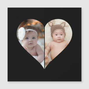 Heart Shaped 2 Photo Collage