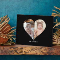 Heart Shaped 2 Photo Collage Poster
