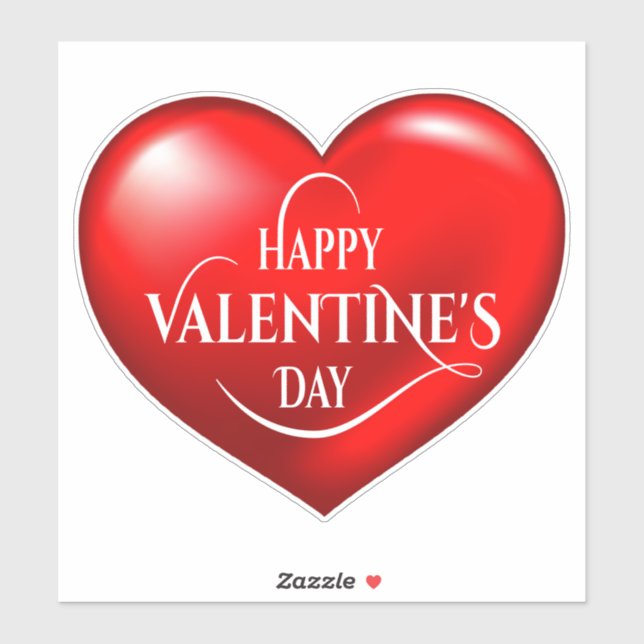 Heart Shaped 3d Red Love Symbol-50420 (Sheet)