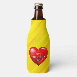 Heart Shaped 3d Red Love Symbol-50420 Bottle Cooler