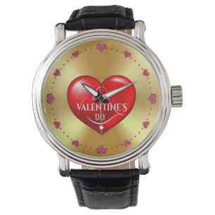 Heart Shaped 3d Red Love Symbol-50420 Watch