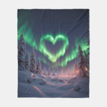 Heart Shaped Aurora Borealis