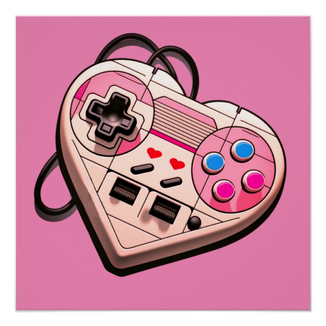 HEART SHAPED BOX-RETRO GAMER POSTER (Front)