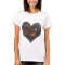 Heart Shaped Chicken White T-Shirt