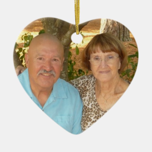 HEART SHAPED CHRISTMAS ORNAMENT (Front)
